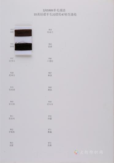 2/65NM羊毛混紡