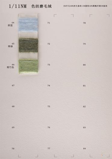 1/11NM色紡磨毛絨