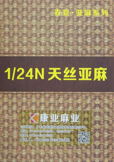 1/24N 天絲亞麻