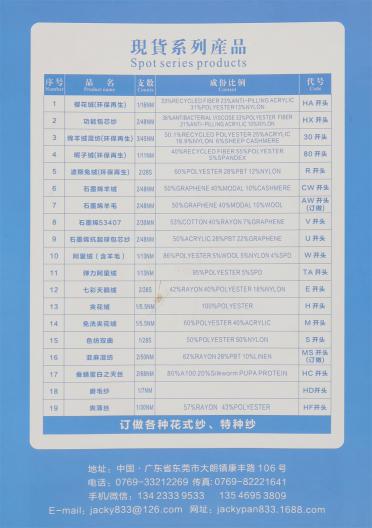 1/7NM 磨毛紗