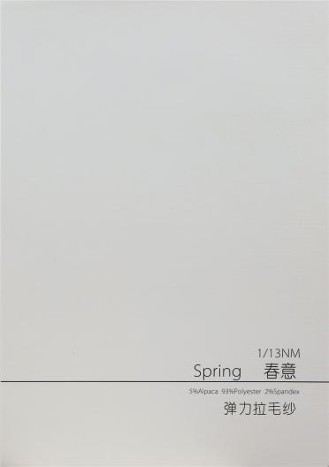 1/13NM春意 彈力拉毛紗