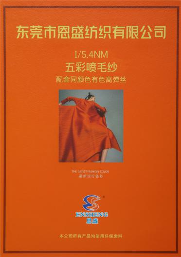 1/5.4NM 五彩噴毛紗