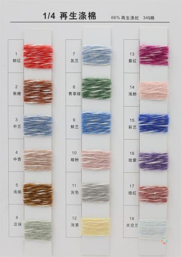 1/4 再生滌棉