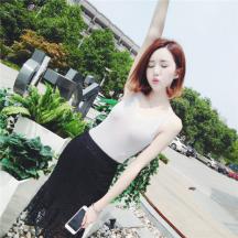進(jìn)口全羊毛時(shí)尚高彈吊帶衫