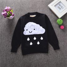 童裝云朵雨點毛衣兒