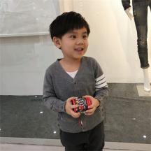 TB明星同款男女童針織衫毛衣開衫
