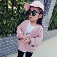 女童秋款童裝毛線衫開衫外套